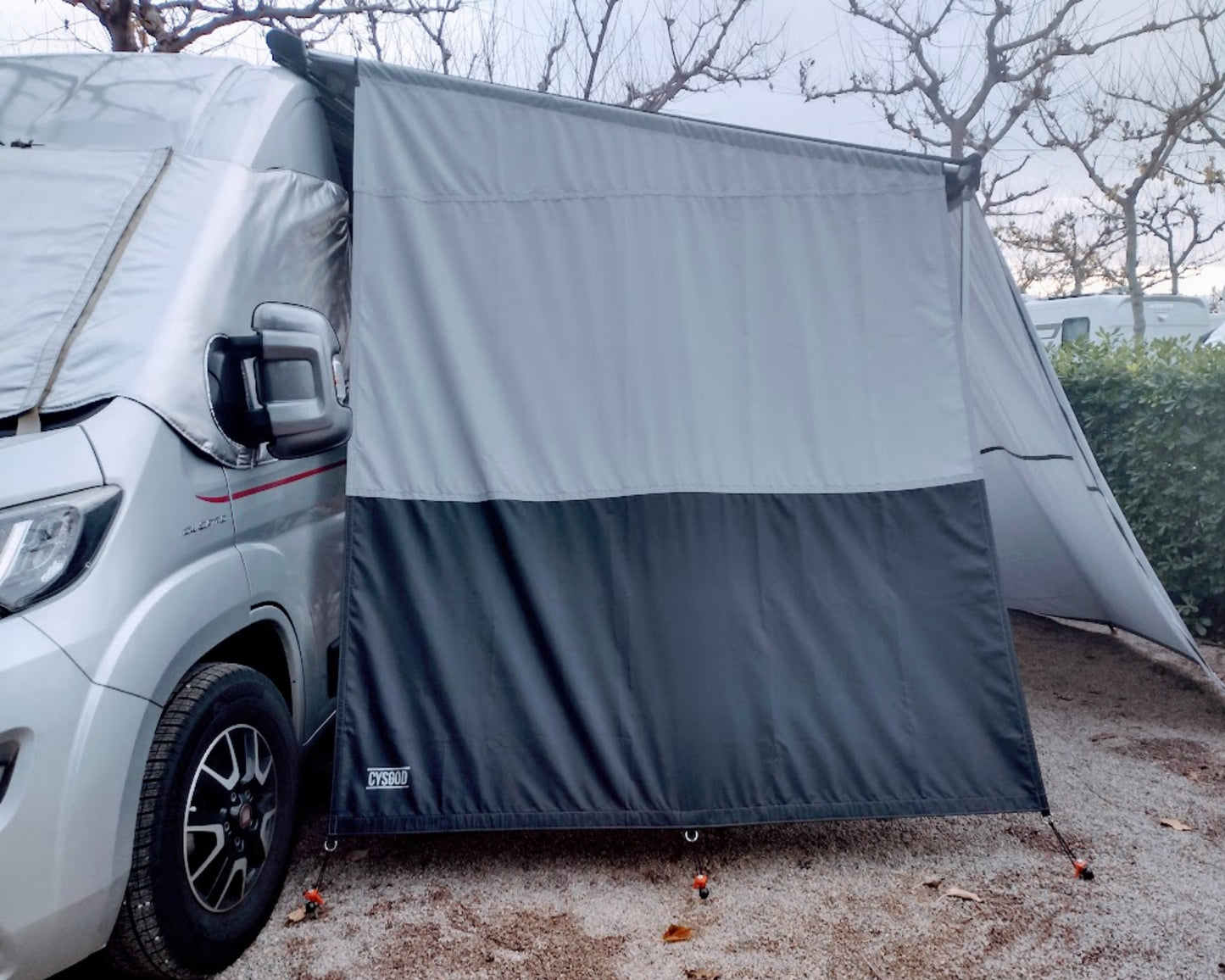 Waterproof Fiat Ducato Peugeot Sprinter Side Screen Shade Panel Fiamma Thule Oministor Dometic