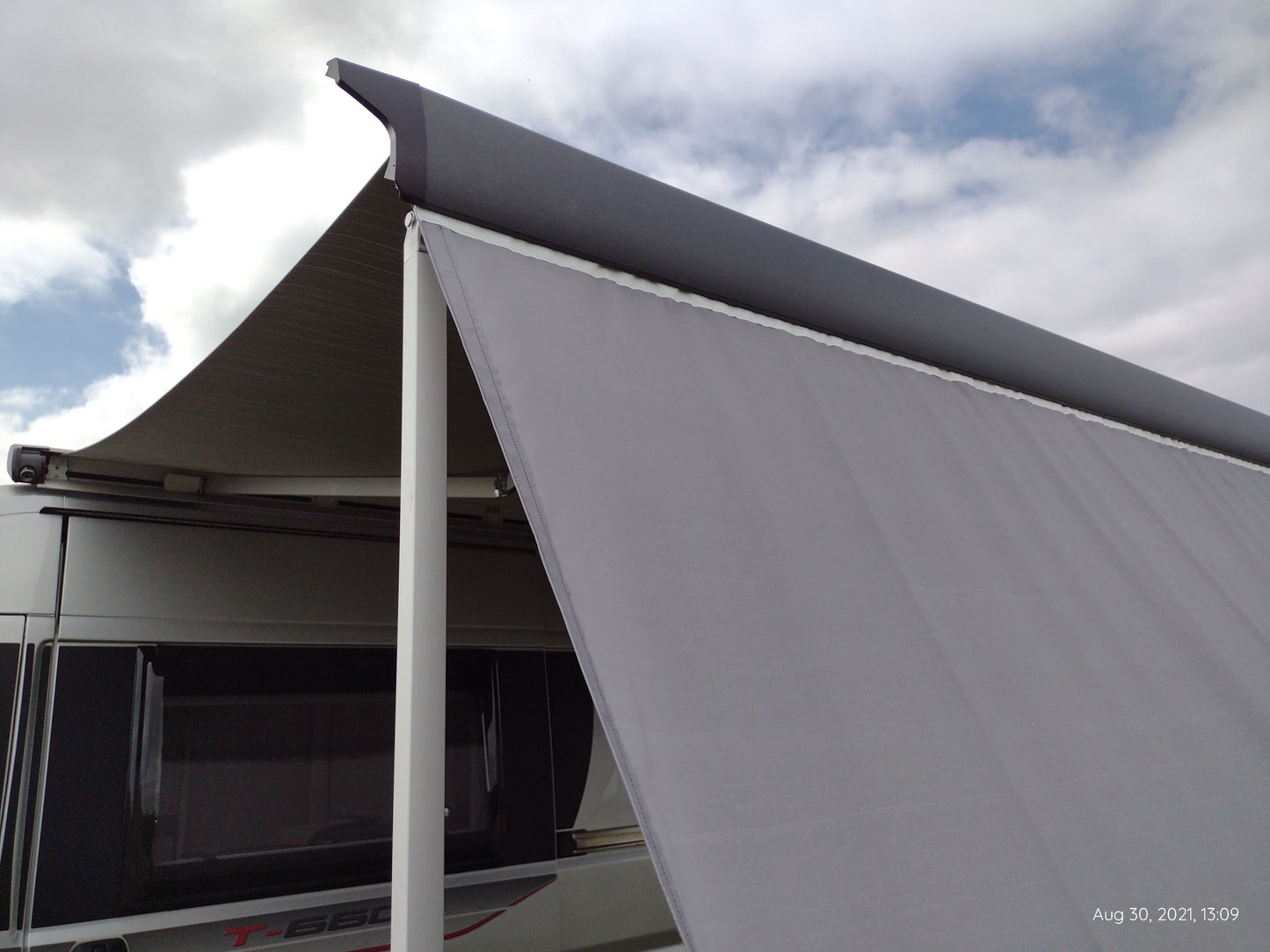 3.5m Waterproof Campervan Motorhome Awning Front Privacy Shade Screen Fits Fiamma Thule Dometic