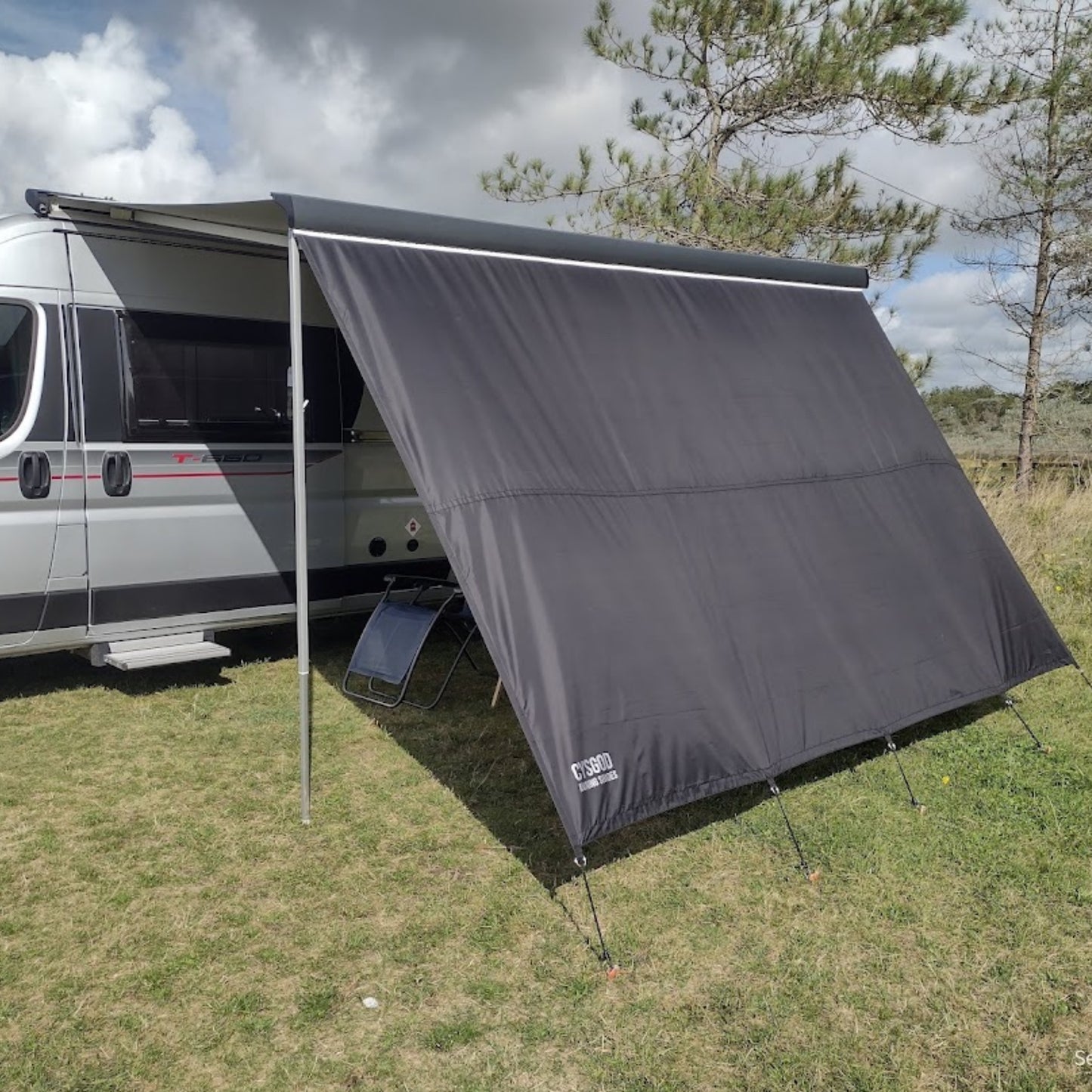 3.5m Waterproof Campervan Motorhome Awning Front Privacy Shade Screen Fits Fiamma Thule Dometic