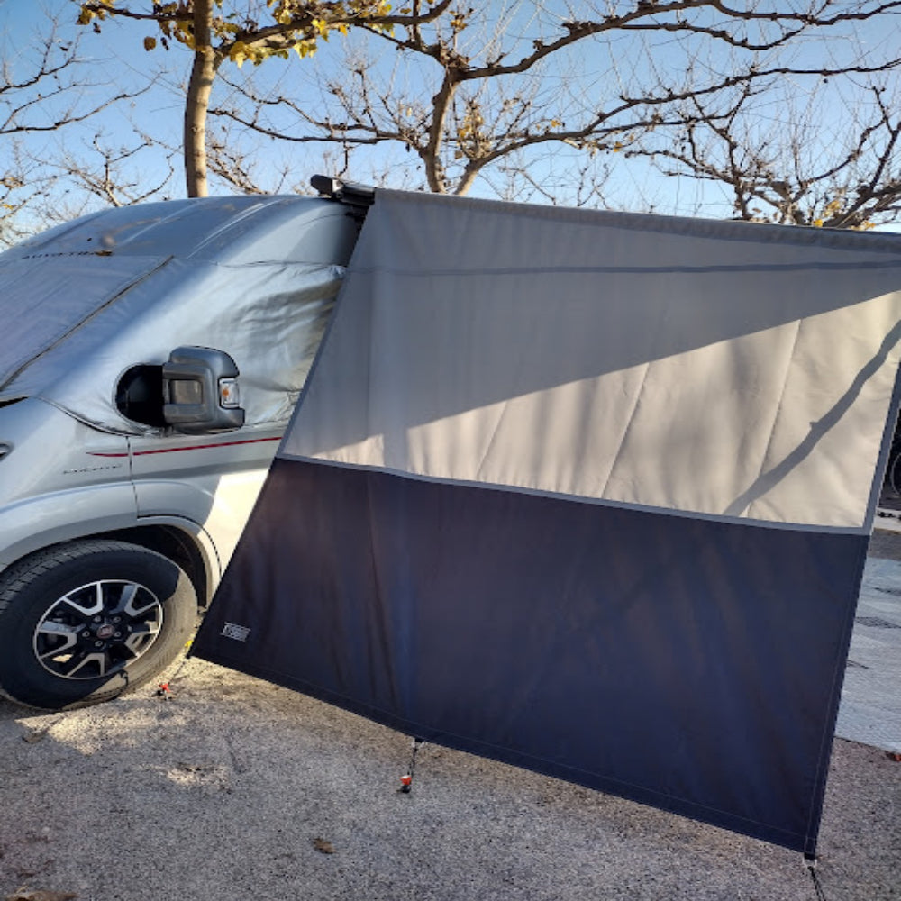 Waterproof Fiat Ducato Peugeot Sprinter Side Screen Shade Panel Fiamma Thule Oministor Dometic