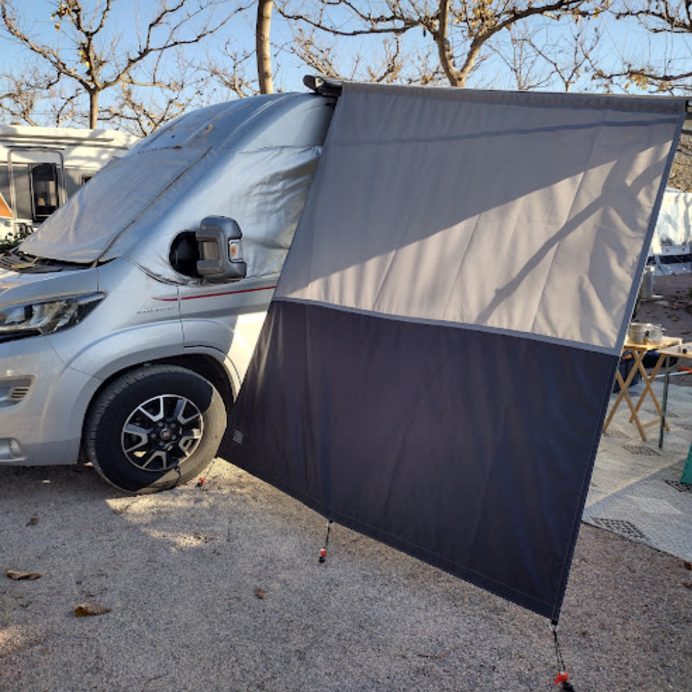 Large Campervan Ducato Peugeot Side Screen Panel Sun Blocker Rain Bloc –  Cysgod Awning Shades
