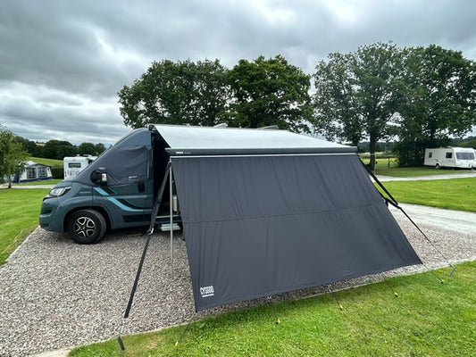 3.5m Waterproof Campervan Motorhome Awning Front Privacy Shade Screen Fits Fiamma Thule Dometic
