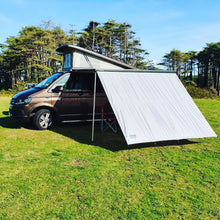 Load image into Gallery viewer, 2.6m Campervan Awning Front Privacy Screen VW T5 T6 T6.1 Ford Nugget Awning Shade Fits Fiamma Thule Dometic
