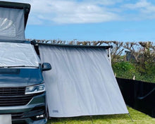 Load image into Gallery viewer, Long Wheel Base Zipped Side Panel VW T5/T6 To Fit 3m Campervan Awning Side Shade Panel Sun Blocker
